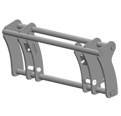 Interface d'accroche pour chargeur frontaux MAILLEUX/FAUCHEUX G adaptable