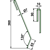Griffe Ø7mm gauche pour semoir AMAZONE 3756300 adaptable 