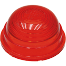 Cabochon arrière Ø 38 mm - rouge adaptable