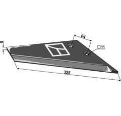 Aileron D BOTTMERSDORF 0200110522 adaptable - BlackSteel©