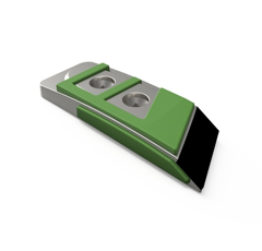 Pointe Gauche carbure et rechargement pour charrue MASCHIO GASPARDO A52000210R adaptable