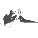 Cœur 140 x 16 mm pour bineuse adaptable - BlackSteel©