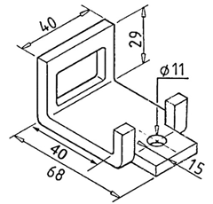 Attache de dent mini pour KONGSKILDE 3557640217840 adaptable