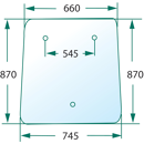 Vitre latérale de cabine pour tracteur BELARUS 806708901 adaptable