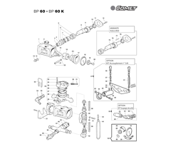 Pièces détachées pour pompe COMET - BP 60 - BP 60 K adaptable