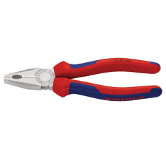 Pince universelle tête chromée 180 mm | KNIPEX