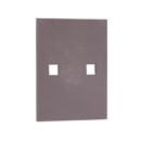 Racloir métallique 104 x 80 mm pour rouleau packer KONGSKILDE adaptable