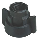 Ecrou porte buse 1/4" F avec joints noir - ARAG
