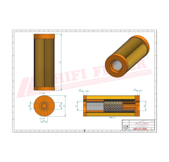 Filtre à gasoil adaptable HIFI FILTER SN30026