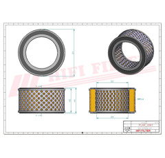 Filtre à air primaire adaptable HIFI FILTER SA7039
