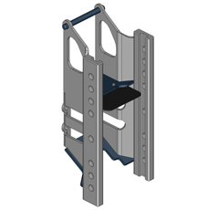 Lagerbock HVLB,W= 255 S32, Kioti DS, EX, LX, Grau     