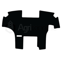 Tapis de sol en velours noir cabine pour tracteur JOHN DEERE MCTJHD5072 adaptable