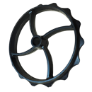 Roue cambridge Ø 600 mm pour rouleau émotteur DAL-BO 15394 adaptable - BlackSteel©