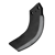 Lame gauche pour Fraise/Rotavator MASCHIO/GASPARDO M09400415R adaptable