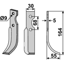 Fräsmesser Rechts 164 x 30 Benassi BEN17R Nachbau