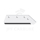 Soc carbure Droit à pointe boulonnée 14" pour charrue BUGNOT 6014 adaptable