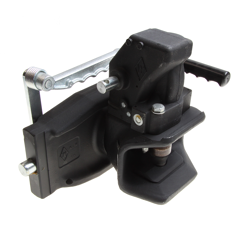 Zugmaul automatisch,W= 335 S30, Ø 38 mm Bolzen, Schwarz     