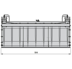 Benne preneuse 1400 mm pour tracteur  - CAM
