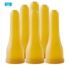 Tétine agneau en caoutchouc naturel pour bouteille par 6 - TETIBLUE