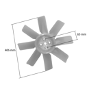 Pale de ventilateur pour tracteur FORD adaptable