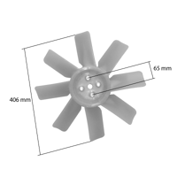 Pale De Ventilateur Pour Petit Compresseur D'air - Diamètre 135 Mm, Trou D'arbre 14 Mm Type D, En Plastique