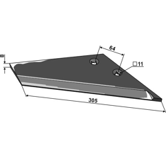 Aileron D BOTTMERSDORF 0200110552 adaptable - BlackSteel©