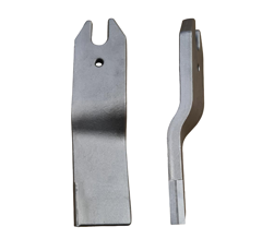 Lame Gauche avec plaquettes carbure KUHN K1602800 adaptable