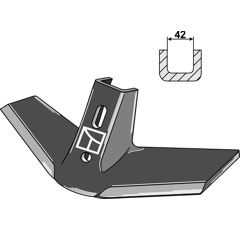 Reja con alas para cultivador VÄDERSTAD 2018601 adaptable - BlackSteel©