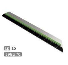 Mise de soc Droite à souder carbure et rechargement TOUTES MARQUES 596x70 mm adaptable