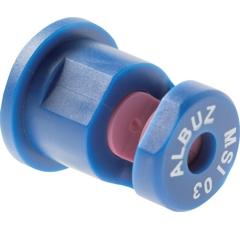 Flachstrahldüse ALBUZ MSI 130° 03 blau Keramik