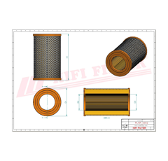 Filtre d'aération adaptable HIFI FILTER SA12541