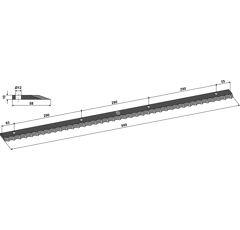 Couteau pour mélangeuse KEENAN 701518 adaptable - Blacksteel©