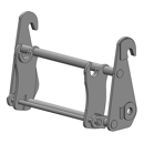 Interface pour télescopique CLAAS|KRAMER|WEIDEMANN/MANITOU adaptable