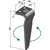 Diente Izquierdo para gradas rotativas MASCHIO / GASPARDO M27100209R adaptable - Blacksteel©