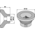 Bride intérieure Ø 138 mm pour QUIVOGNE EMB23641 adaptable