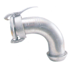 M - V Kupplung Rohrbogen Perrot 90°M-Kupplung 159 mm auf 159 mm V-Kupplung PE 977/159x159 Perrot Original