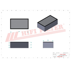 Filtro habitáculo adaptable HIFI FILTER SC70175PAV4