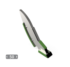 Pointe pour fissurateur carbure et rechargement CARRÉ adaptable