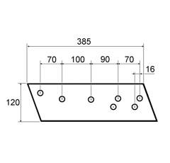 Contre sep droit pour charrue VOGEL & NOOT PK803401 origine