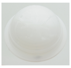 Cabochon blanc opaque pour feu arrière HELLA adaptable