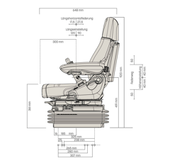 Grammersitz MSG 95 AL / 741