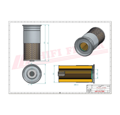 Filtre hydraulique adaptable HIFI FILTER SH76009