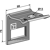 Bride de fixation pour dent 70 mm adaptable - BlackSteel©