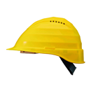 Casque de protection à coque jaune 54 - 62 cm