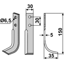 Fräsmesser Rechts 150 x 30 Holder Nachbau