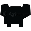 Tapis de sol velours noir pour machines agricoles VALMET adaptable