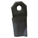 Gedrehtes Messer 220x80mm - rechte Ausführung - 690616 / 308894 | Röll - Nachbau