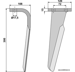 Kreiseleggenzinken - rechts RH12DERR RH  Celli