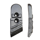 Pointe Gauche carbure et rechargement pour charrue BUGNOT 6034 adaptable