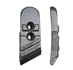 Pointe Gauche carbure et rechargement pour charrue BUGNOT 6034 adaptable